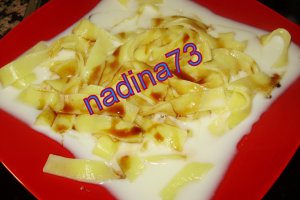 Tallarines cu lapte