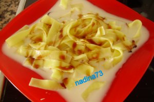 Tallarines cu lapte