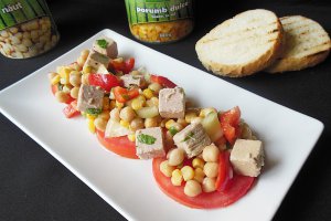Salata cu ton si naut