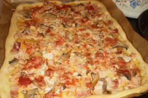 Pizza pufoasa