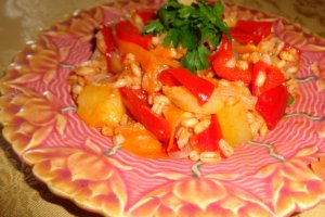 Ghiveci de legume cu orz integral