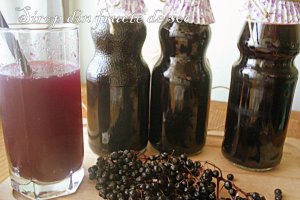Sirop din fructe de soc
