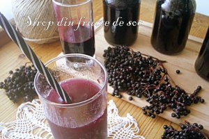 Sirop din fructe de soc