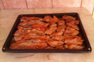 Friptura de porc pulpa si scarita cu bere