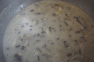 Ciulama de ciuperci ( de post)