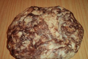 Cozonac marmorat de post