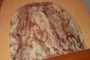 Cozonac marmorat de post