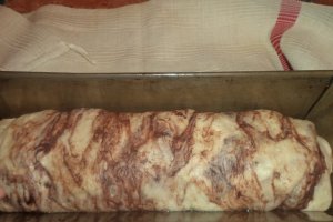Cozonac marmorat de post