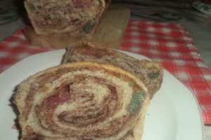 Cozonac marmorat de post