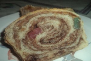 Cozonac marmorat de post