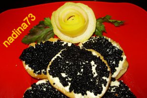 Tartine cu caviar