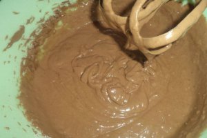 Briose cu cacao si umplutura de cocos