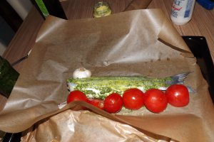 Chefal cu rosii in pergament