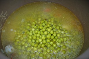 Mazare cu legume si copanele de pui