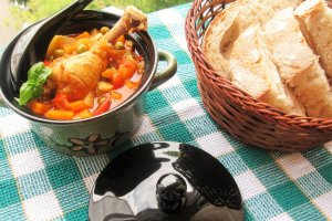 Mazare cu legume si copanele de pui