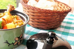 Mazare cu legume si copanele de pui