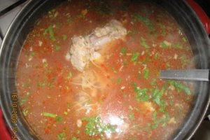 Ciorba de potroace din tacamuri de curcan