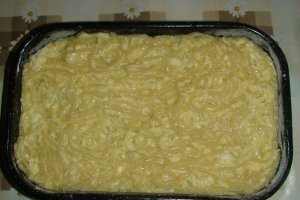 Desert budinca de spaghete cu branza