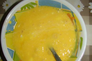 Desert budinca de spaghete cu branza