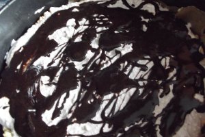 Tarta cu crema de branza si ciocolata
