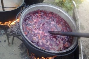 Gem de prune aromat cu scortisoara