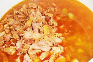 Papricas din ciuperci galbiori
