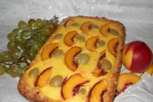 Prajitura cu branza si struguri