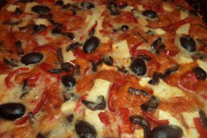 Pizza cu seminte de in