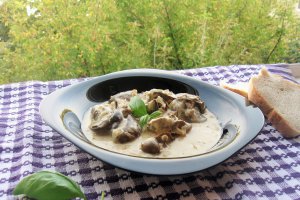 Ficatei de pui in sos de smantana