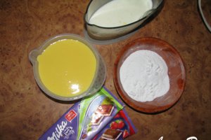 Inghetata de ciocolata cu crema de iaurt si fructe