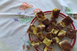 Prajitura razuita cu branza