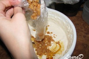 Inghetata de sirop de artar cu bucati crocante de caramele