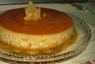 Flan cu dovleac si sos caramel