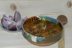Ciorba de fasole boabe cu sorici