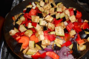 Cotlet de porc cu legume la cuptor