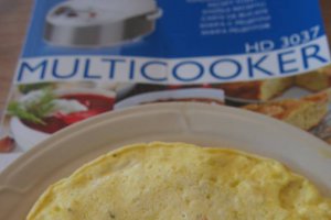 Omleta cu somon, la Multicooker