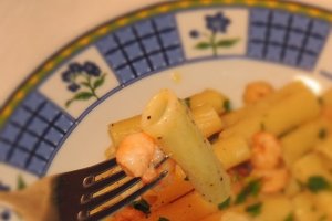 Tortiglioni cu creveti