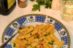 Tortiglioni cu creveti