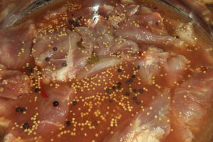 Friptura de porc marinata la tigaie