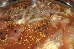 Friptura de porc marinata la tigaie