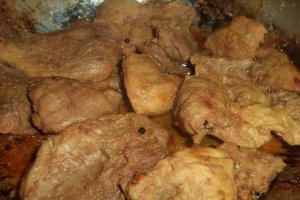 Friptura de porc marinata la tigaie
