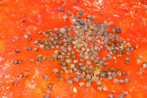 Pasta de gogosari cu usturoi