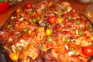 Friptura mixta de curcan si pui