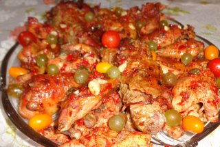 Friptura mixta de curcan si pui