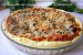Placinta/pizza cu carne tocata, ciuperci, cascaval-4