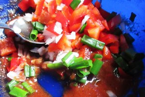 Impletitura cu legume si mozzarella