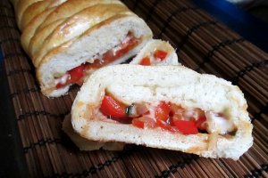Impletitura cu legume si mozzarella