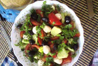 Salata de vara cu mozzarela