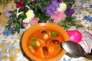 Ciorba de fasole boabe