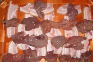 Ficatei in bacon